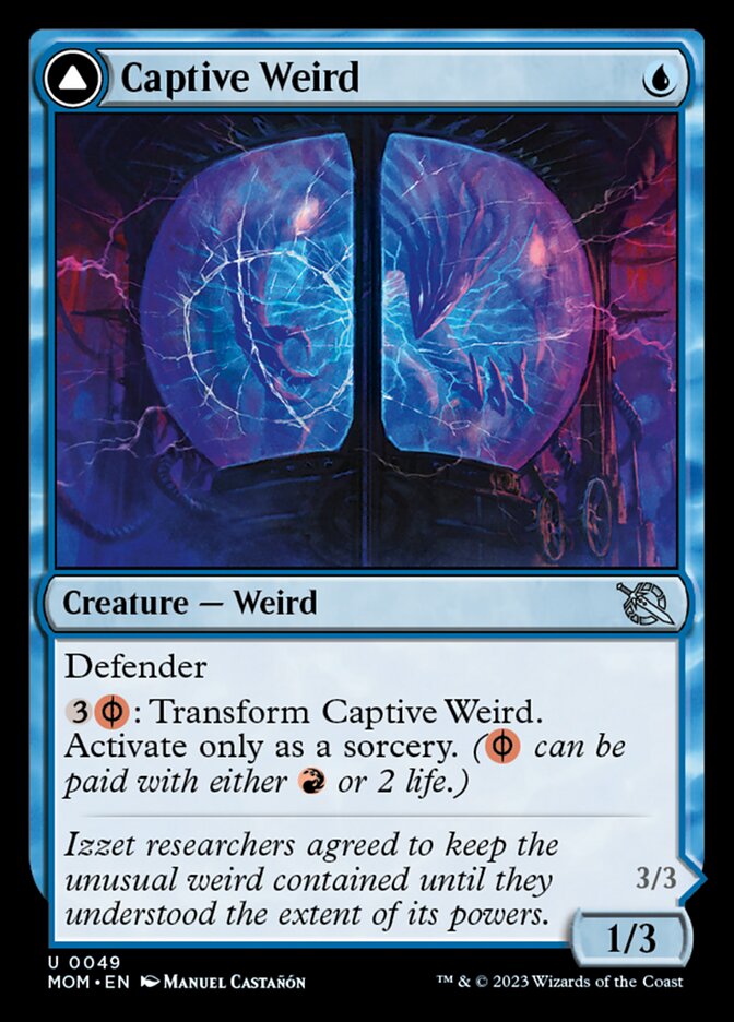 Captive Weird // Compleated Conjurer - Foil