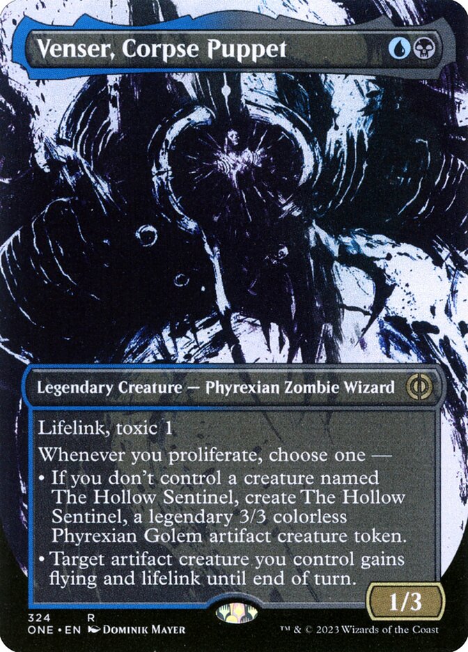 Venser, Corpse Puppet - Borderless - Foil