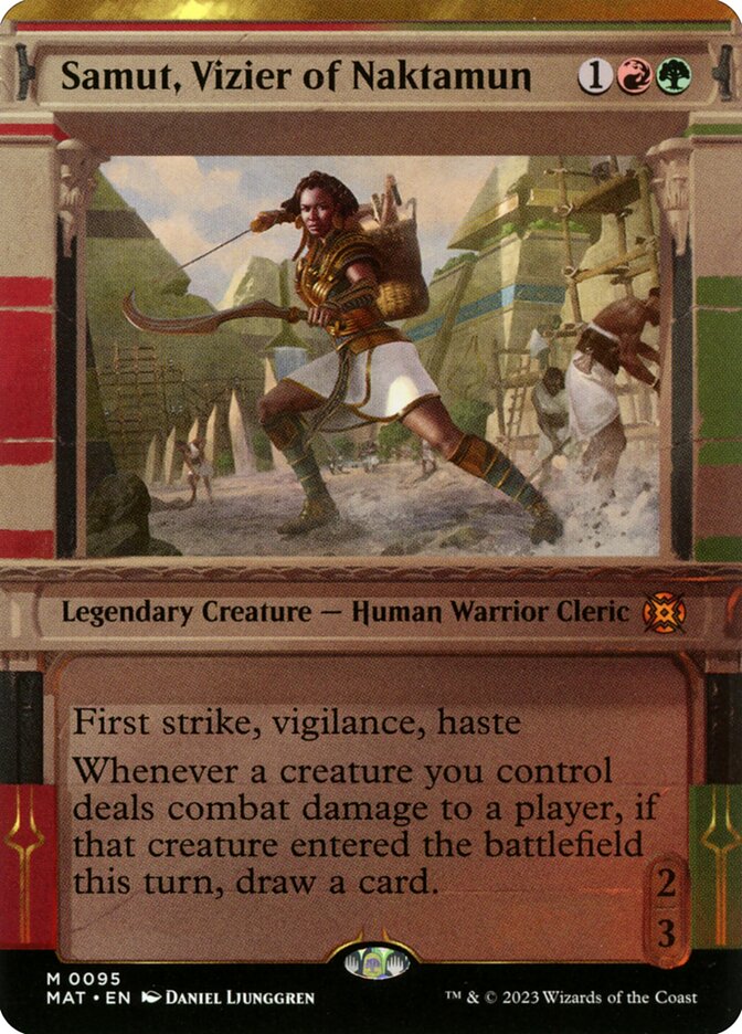 Samut, Vizier of Naktamun - Showcase - Foil