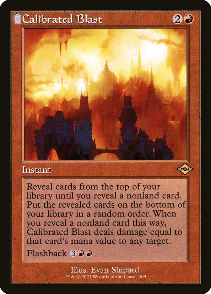 Calibrated Blast - Retro Frame - Foil