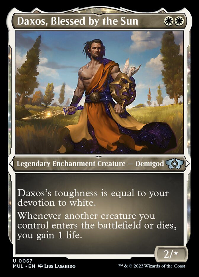 Daxos, Blessed by the Sun - Etched - Foil