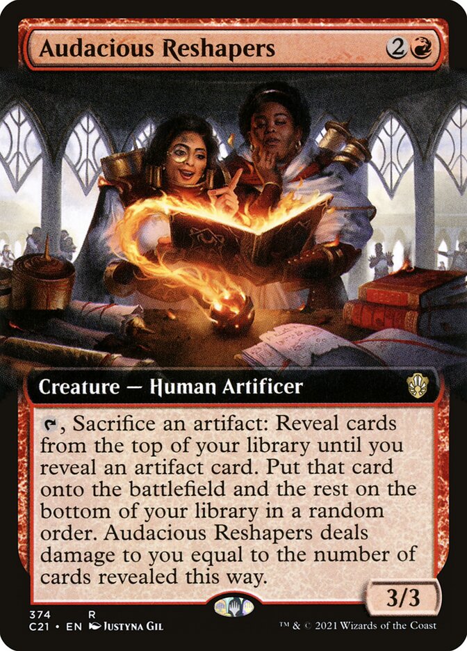 Audacious Reshapers - Extended Art