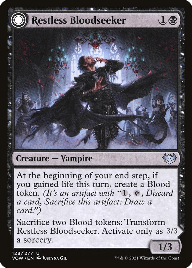 Restless Bloodseeker // Bloodsoaked Reveler - Foil