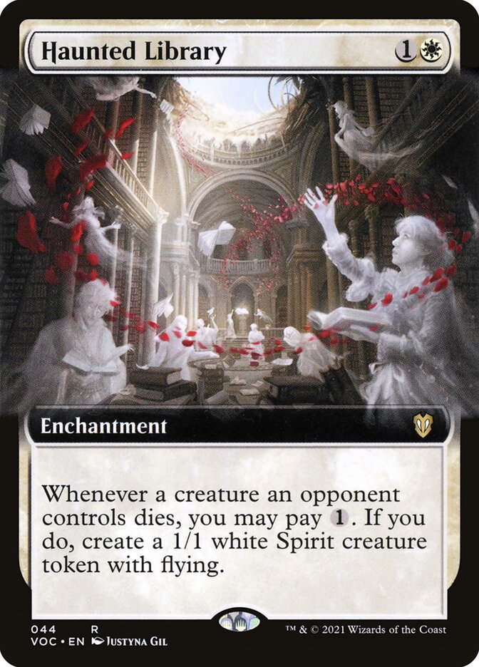 Haunted Library - Extended Art