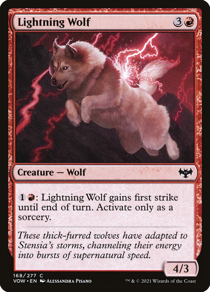 Lightning Wolf - Foil