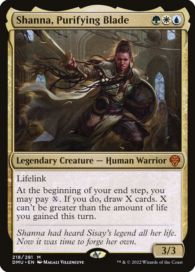 Shanna, Purifying Blade - Foil