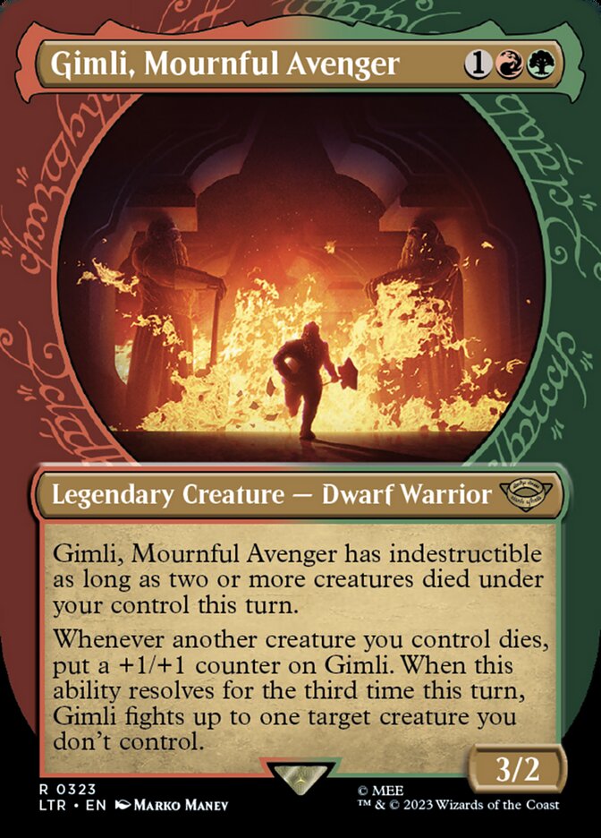 Gimli, Mournful Avenger - Showcase - Foil