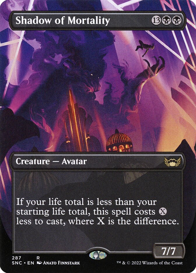Shadow of Mortality - Borderless - Foil