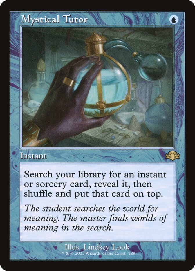 Mystical Tutor - Retro Frame - Foil
