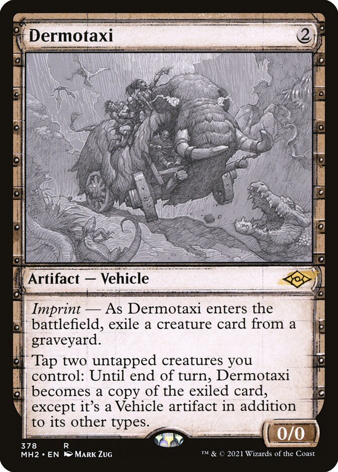 Dermotaxi - Sketch Art - Foil