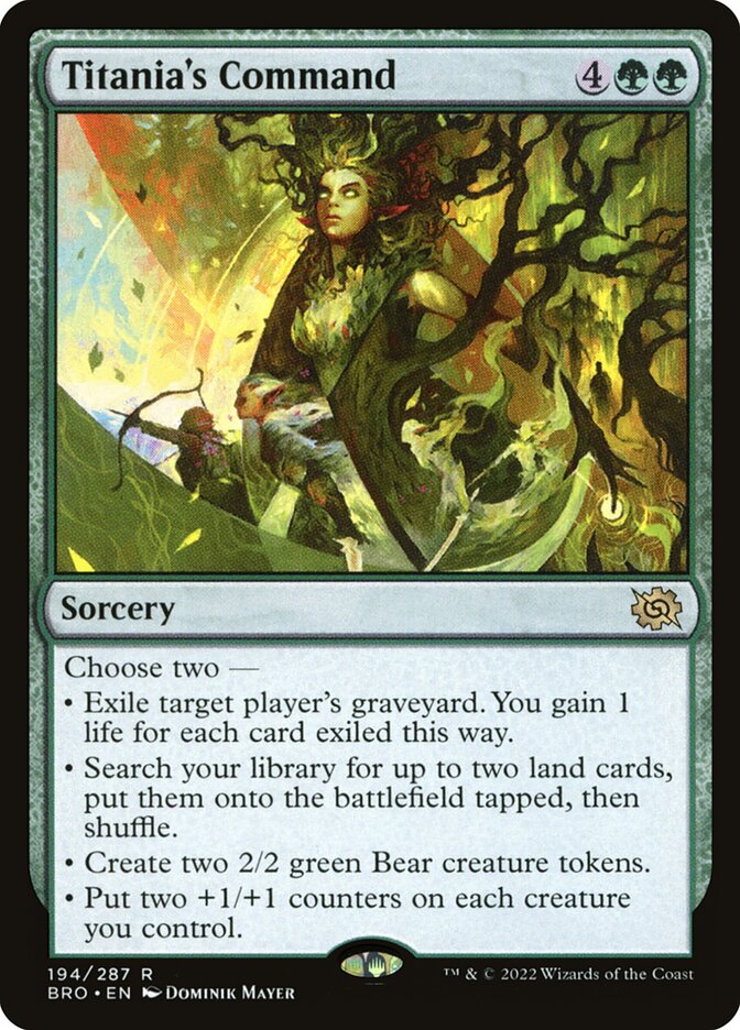 Titania's Command - Foil