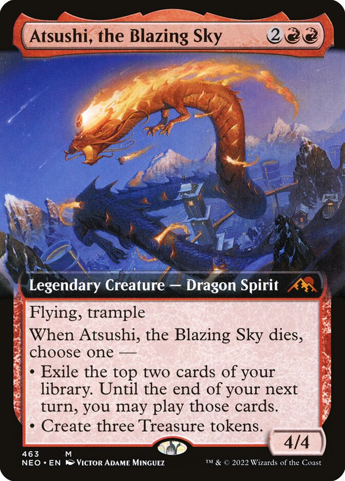Atsushi, the Blazing Sky - Extended Art - Foil