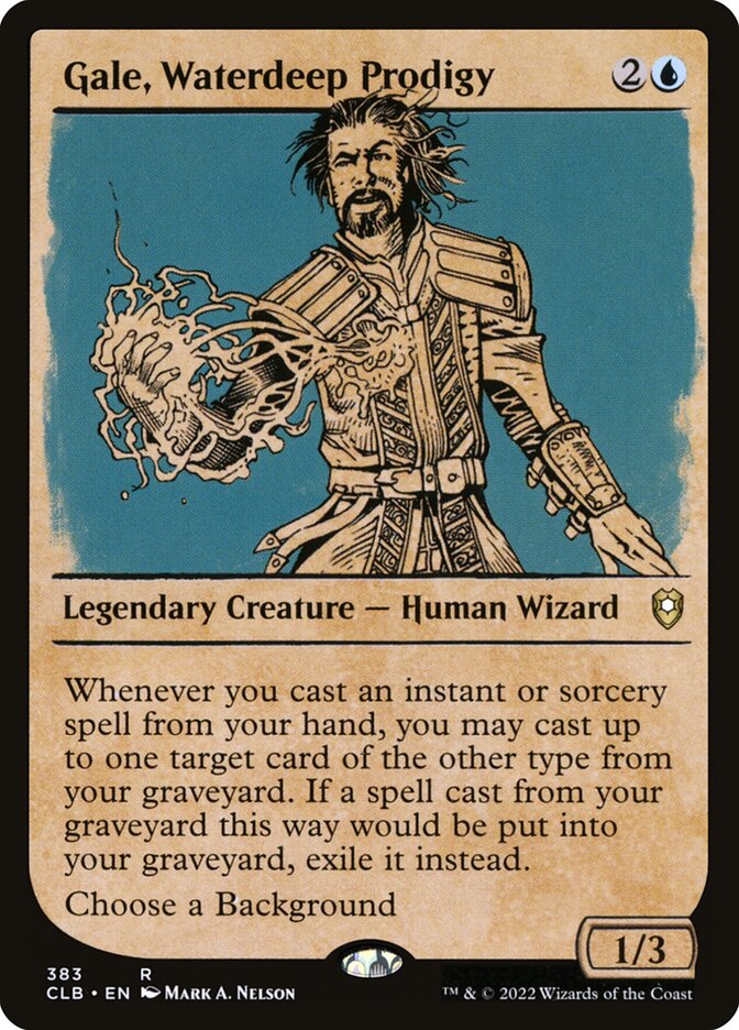 Gale, Waterdeep Prodigy - Showcase - Foil