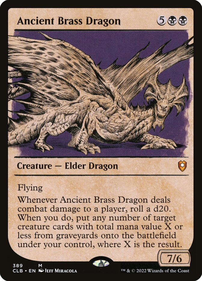 Ancient Brass Dragon - Showcase - Foil