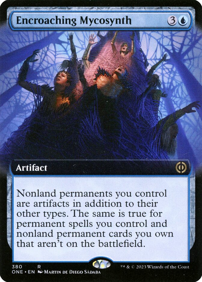 Encroaching Mycosynth - Extended Art - Foil