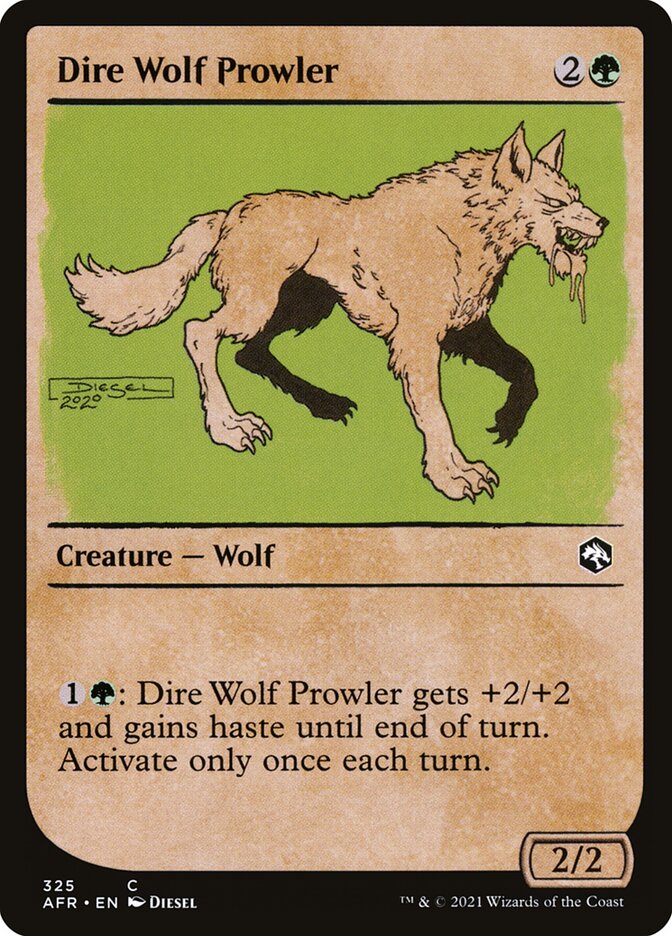 Dire Wolf Prowler - Showcase - Foil