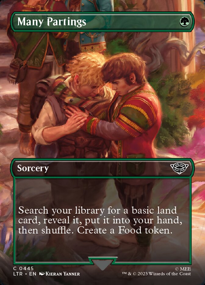 Many Partings - Borderless - Foil