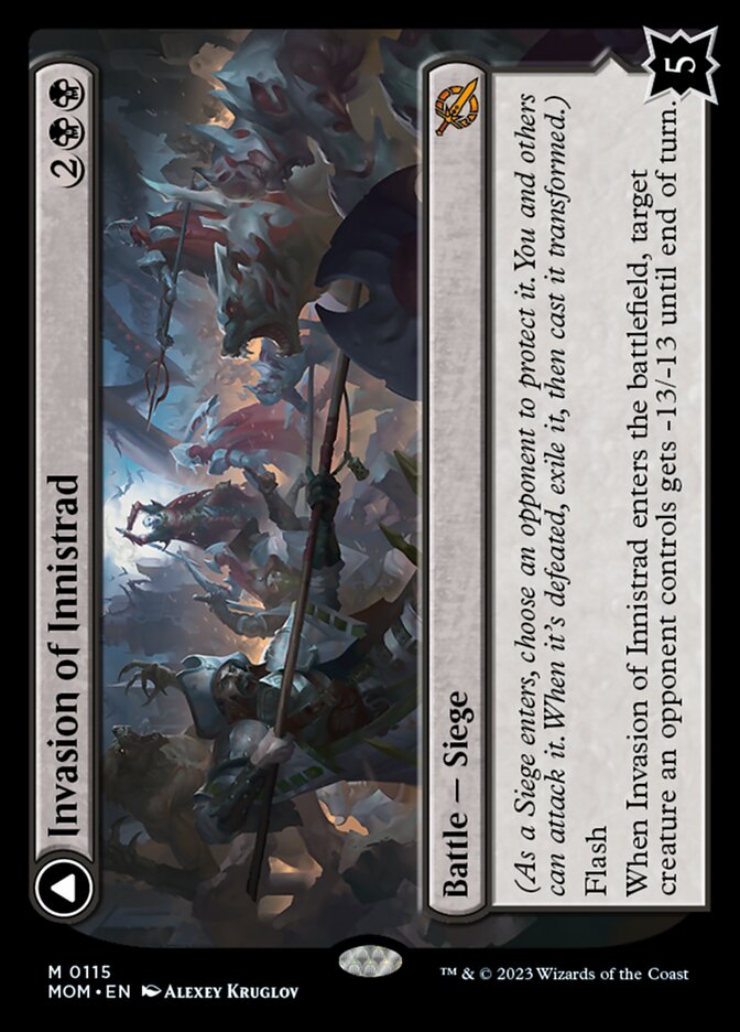 Invasion of Innistrad // Deluge of the Dead - Foil