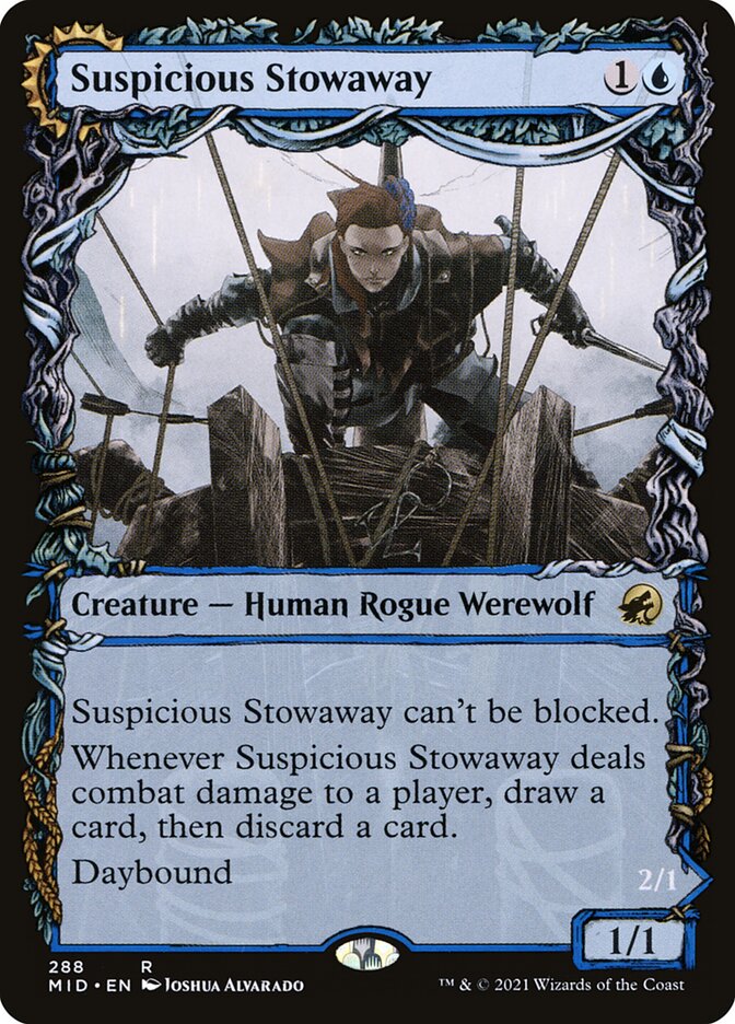 Suspicious Stowaway // Seafaring Werewolf - Foil