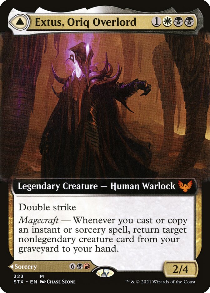Extus, Oriq Overlord // Awaken the Blood Avatar - Extended Art - Foil