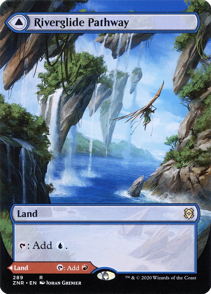 Riverglide Pathway // Lavaglide Pathway - Borderless - Foil
