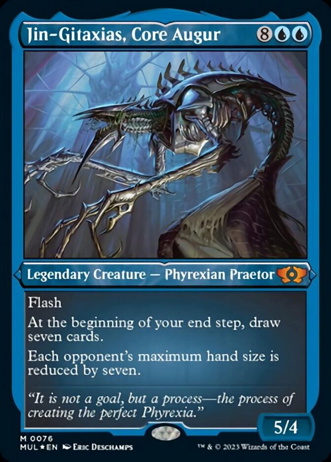 Jin-Gitaxias, Core Augur - Etched - Foil