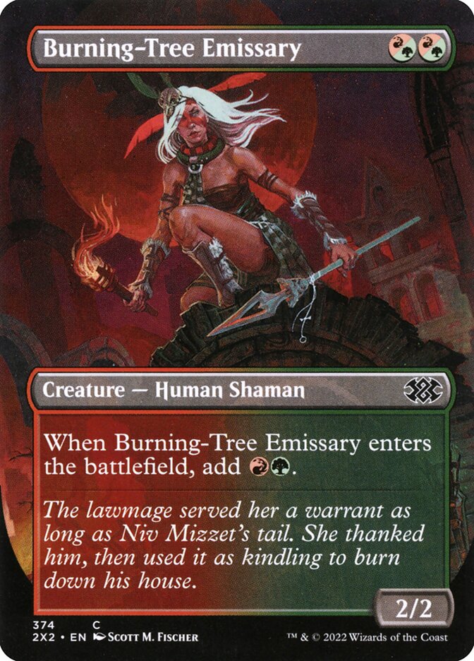 Burning-Tree Emissary - Borderless