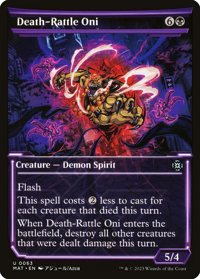 Death-Rattle Oni - Showcase - Foil