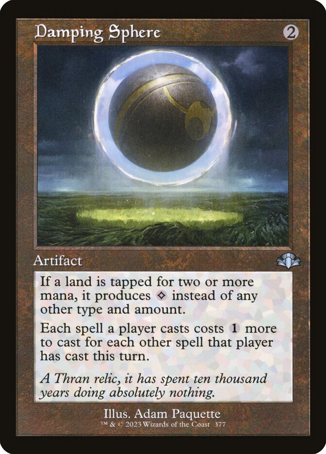 Damping Sphere - Retro Frame - Foil