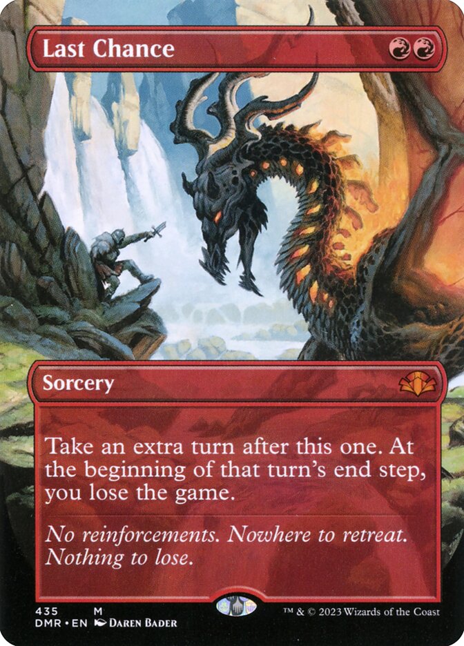 Last Chance - Borderless - Foil