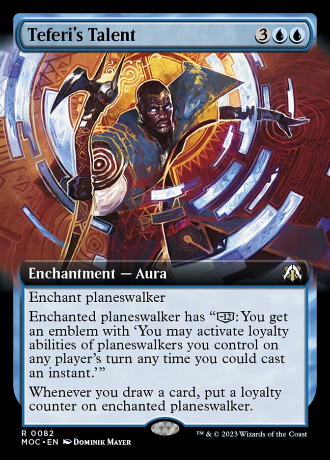 Teferi's Talent - Extended Art - Foil