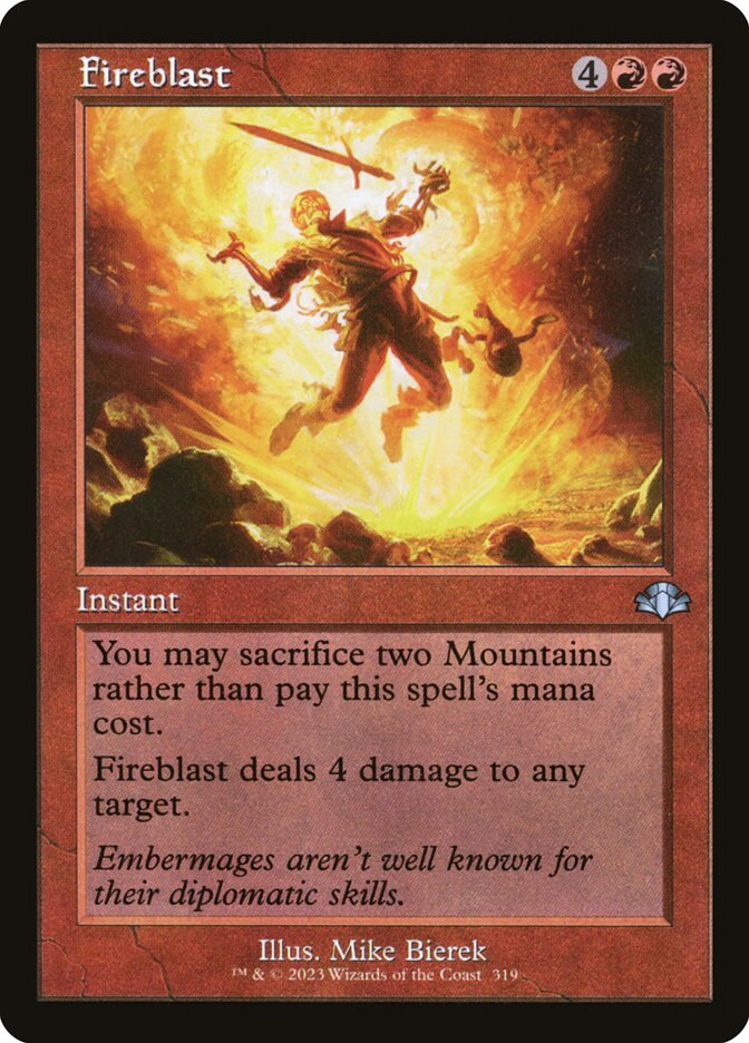 Fireblast - Retro Frame