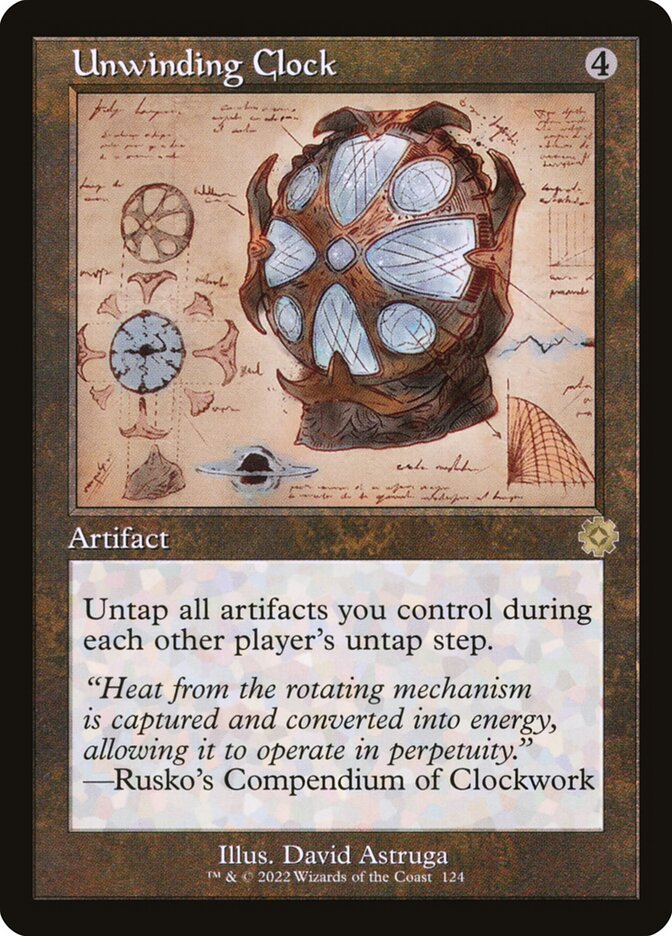 Unwinding Clock - Schematic - Foil