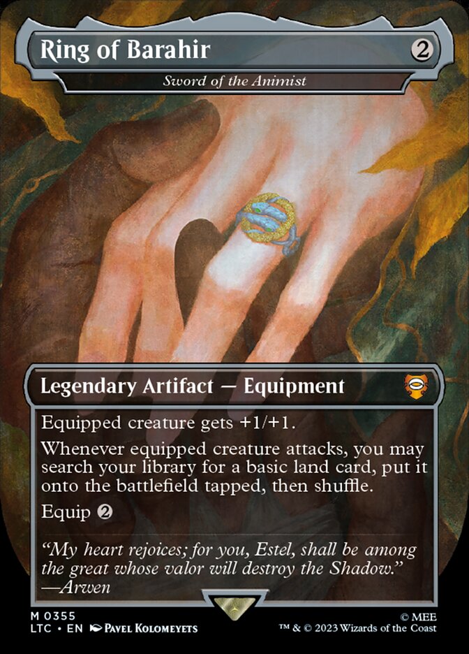 Ring of Barahir (Sword of the Animist) - Borderless - Foil