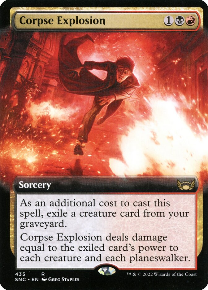 Corpse Explosion - Extended Art - Foil