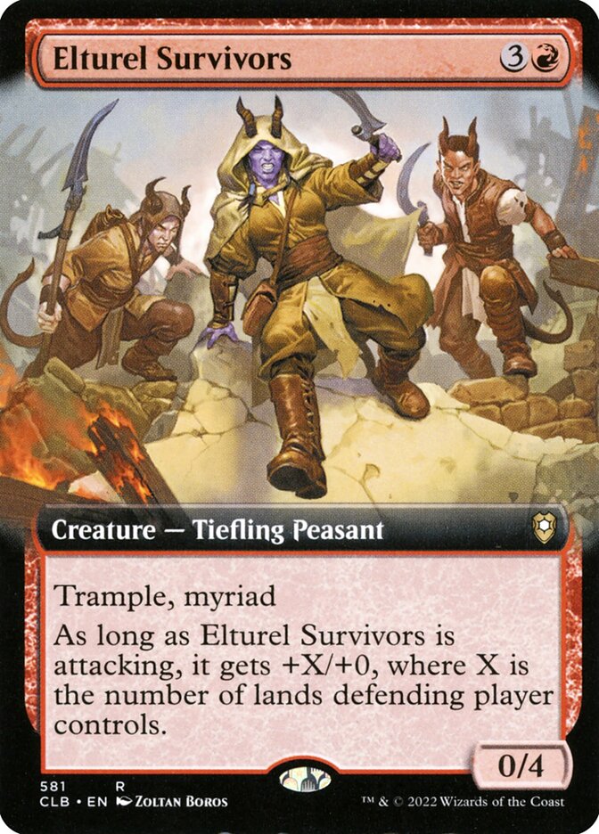 Elturel Survivors - Extended Art - Foil