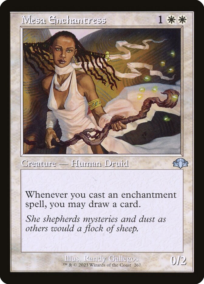 Mesa Enchantress - Retro Frame - Foil