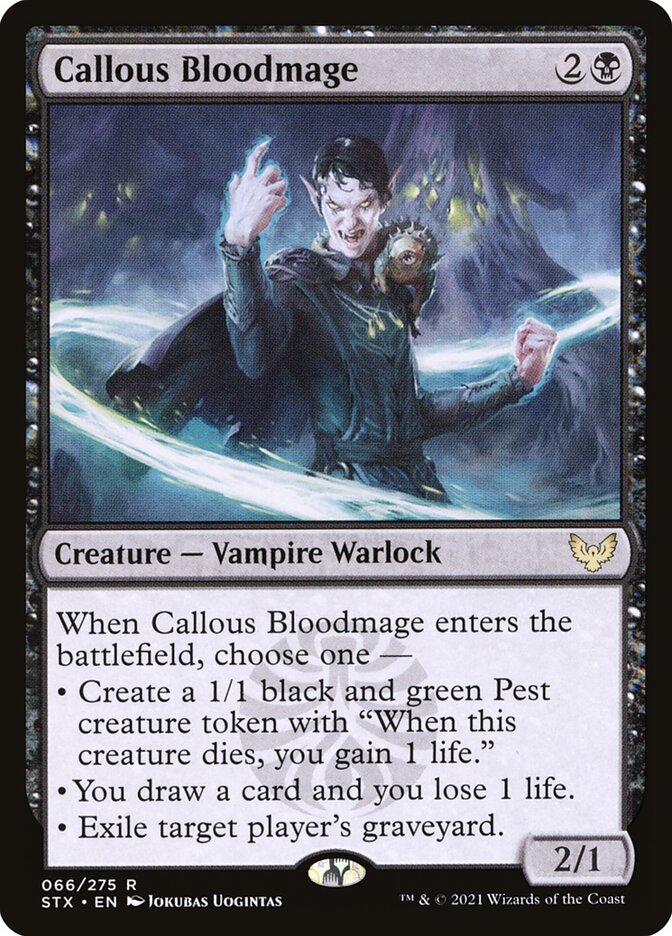 Callous Bloodmage - Foil