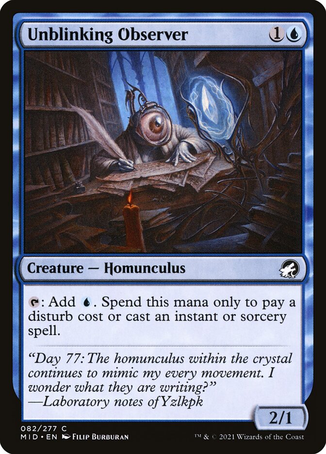 Unblinking Observer - Foil