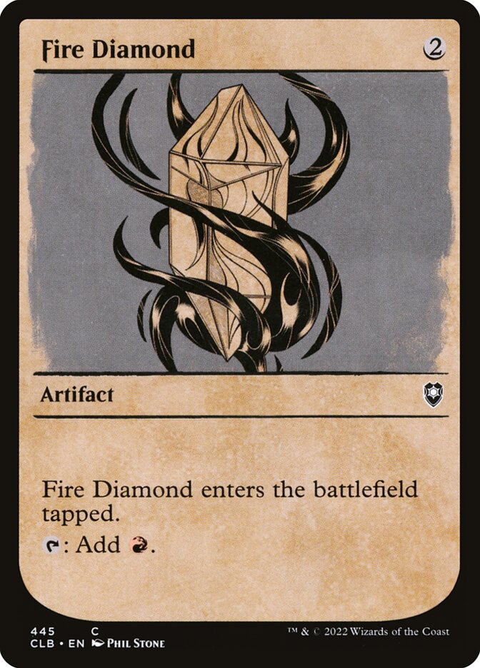 Fire Diamond - Showcase - Foil