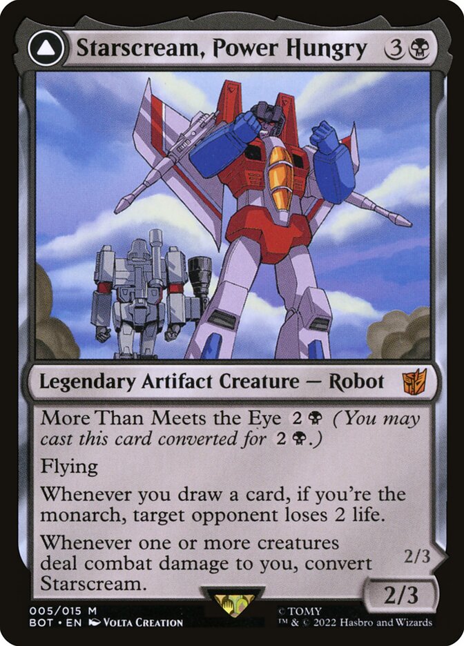 Starscream, Power Hungry // Starscream, Seeker Leader - Foil