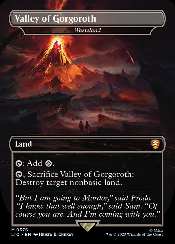 Valley of Gorgoroth (Wasteland) - Borderless - Foil
