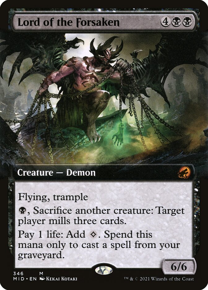 Lord of the Forsaken - Extended Art - Foil