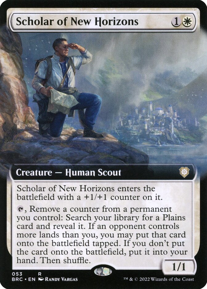 Scholar of New Horizons - Extended Art - Foil
