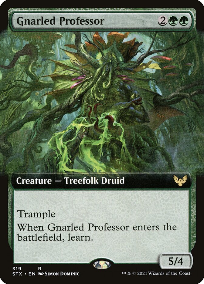 Gnarled Professor - Extended Art - Foil