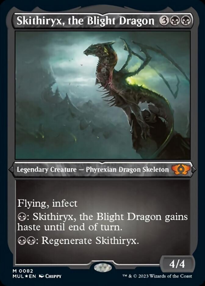 Skithiryx, the Blight Dragon - Etched - Foil