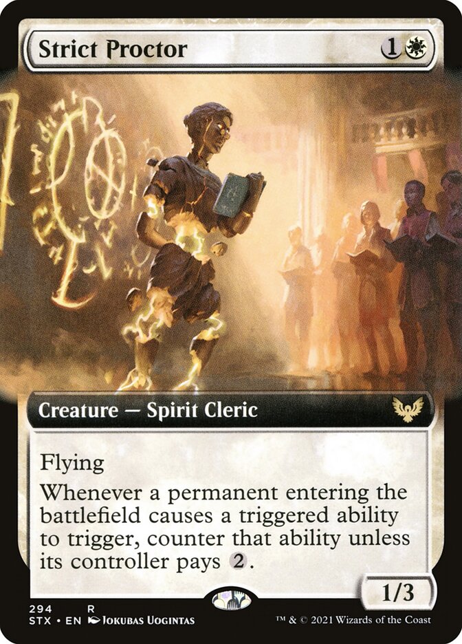 Strict Proctor - Extended Art - Foil
