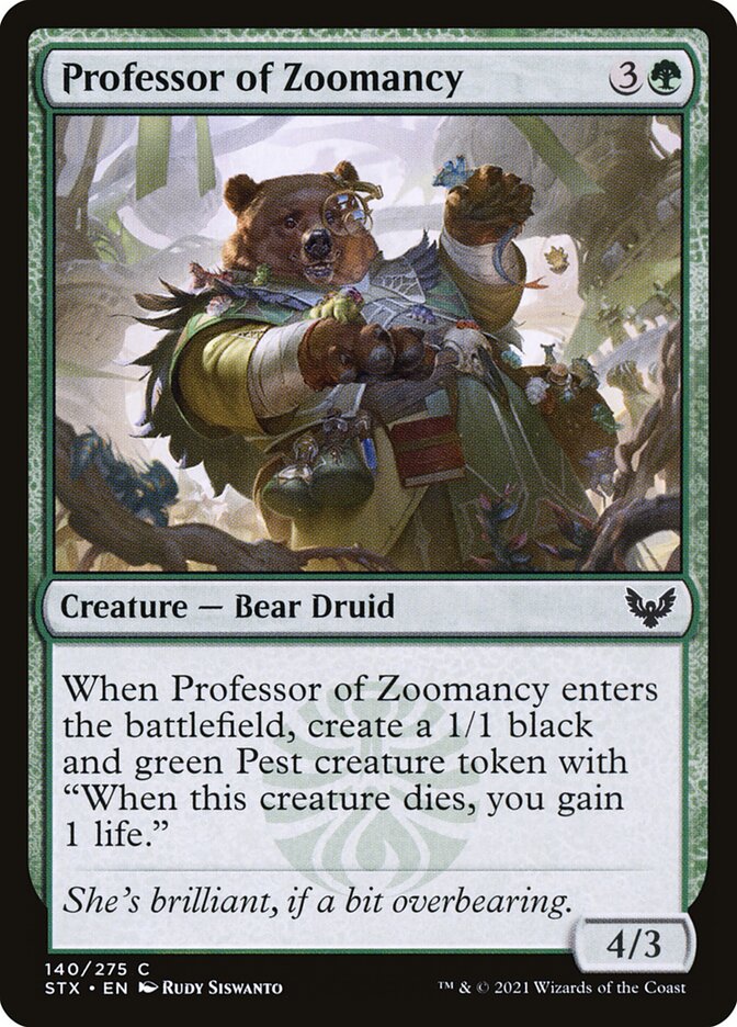 Professor of Zoomancy - Foil