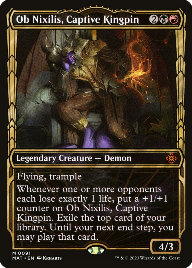 Ob Nixilis, Captive Kingpin - Showcase - Foil