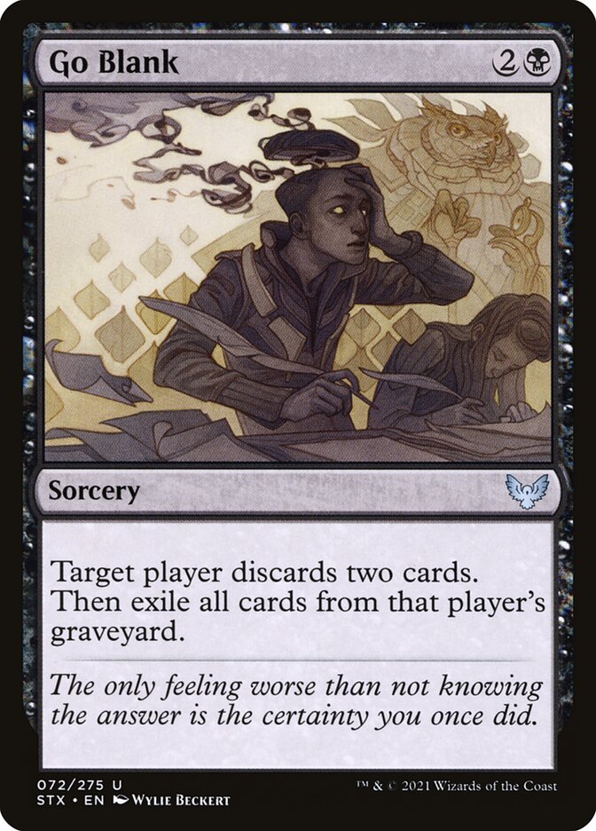Go Blank - Foil